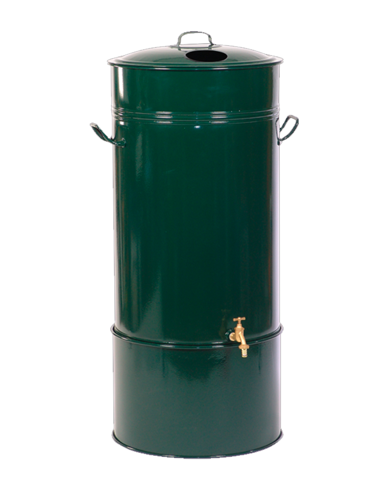 2062-00 Regenwasser-Sammeltonne 150 L mit gelochtem Deckel ...